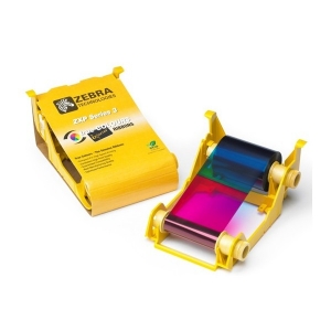 Zebra Full Colour Ribbon - YMCKO - 200 Prints (ZEB-800033-840) Image 1