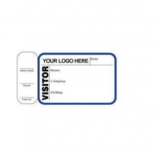 Side Sign-Out With Custom Logo - Style B (Pack of 500) Image 1