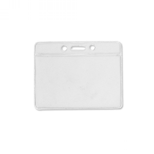Horizontal Badge Holder with Colour Bar, Data/Credit Card Size (pack of 100) Image 1