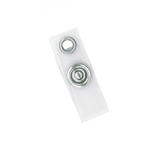 Clear Vinyl Strap Clip with 3 Metal + 1 Brass Part (Pack of 300) Image 1