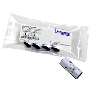 Datacard Replacement Cleaning Sleeves for ID Card Printers - Pack of 5 Image 1