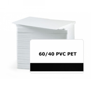 CR80 30Mil Composite 60/40 Cards with HE Mag Stripe (Pack of 200) Image 1