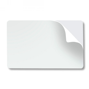 Genuine Fargo Brand CR80 14Mil Paper-Backed Self-Adhesive PVC Card for Prox (Pack of 100) Image 1