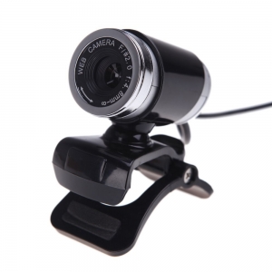 USB Web Camera with Microphone - 360° Movement - 640x480 Image 1