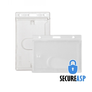 Secure ASP Rigid Plastic Badge Holder (Pack of 100) Image 1