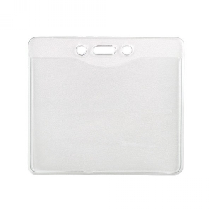 Genuine Brady Vinyl Badge Holders - Convention Size (Pack of 100) Image 1
