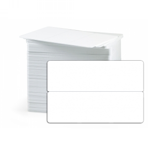 CR80 30Mil PVC 2UP Keytag Cards, No Hole, Graphic Quality (pack of 200) Image 1