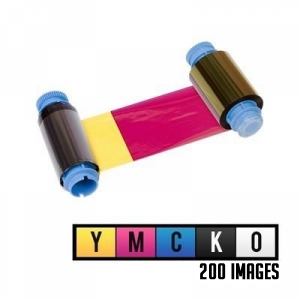 Javelin YMCKO Full Colour Single Sided Ribbon - 200 Prints  Image 1