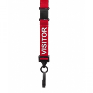 CKB Breakaway Visitor Lanyards with Plastic Hook Image 1