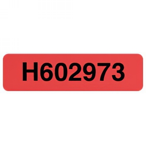 Camera Blocker: Non Residue Rectangular Security Label, Red, 1.875 x 0.5 Inch - Roll of 3000 Image 1