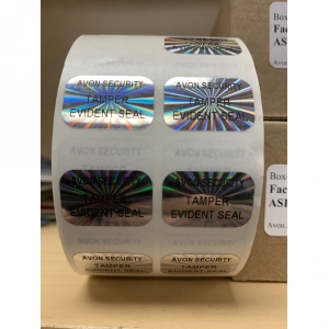 Custom Non Removable Security Label - (Minimum Qty - 500) Image 1
