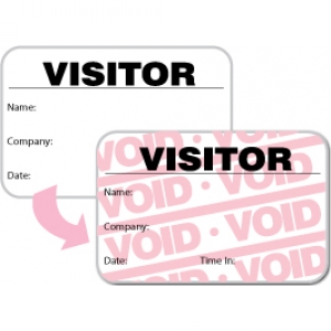 Visitor Pass Registry Book Stock Full-Expiring Badges - 806F Destination Image 1