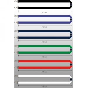 1/2in Flat Breakaway Mask Lanyard with 2 Lobster Claws (pack of 50) Image 1