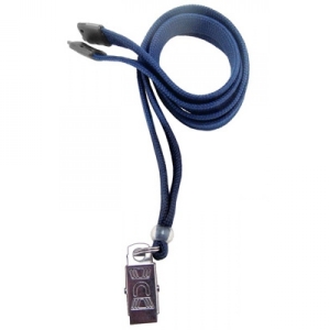 Secure ASP 3/8in Flat Breakaway Lanyard with Bulldog Clip (Red-Pack of 50) Image 1