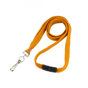 Secure ASP 3/8in Flat Breakaway Lanyard with Swivel Hook (Pack of 50) - Orange Image 1