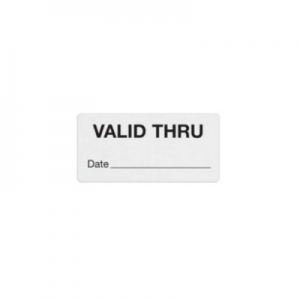 TEMPbadge T6128 - 1 Day Expiring Spot Front with Printed Blue 