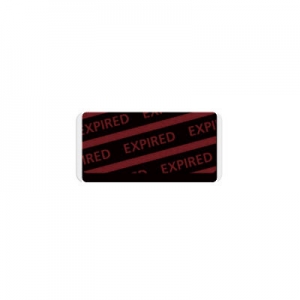 TEMPbadge T6056A - Adhesive Expiring Token Back with 