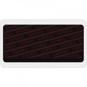 TEMPbadge T6031AL - Large Adhesive Expiring Badge Back with 