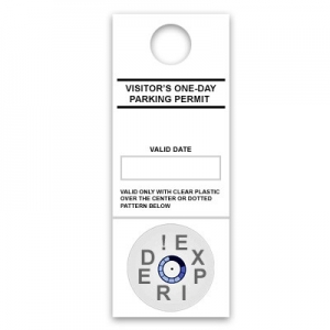 TEMPbadge 05148 - Large Expiring Hangtag with Printed 