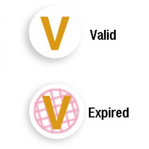TEMPbadge 06132  - Expiring TIMEspot Frontpart Indicators (qty. 1000) Image 1