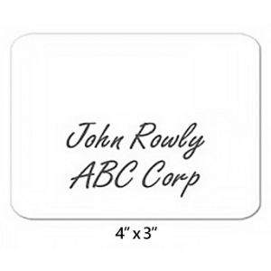 TEMPbadge 05830 - Large Adhesive Handwritten Non-Expiring Badge (Qty. 1000) Image 1