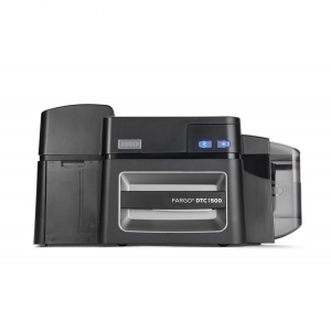 Office Display Fargo DTC1500 Single-Sided ID Card Printer + Ribbon Image 1