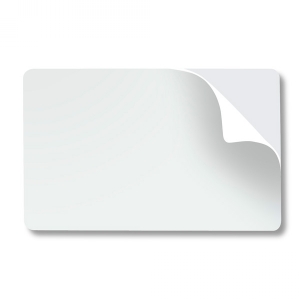 Genuine Fargo Brand CR80 10 Mil Paper-backed Self-Adhesive PVC Card for Prox (pack of 100) Image 1