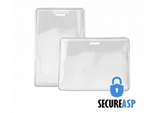 Secure ASP Heavy Duty Vinyl Prox Card Holders - Credit Card Size (Pack of 100)