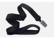 5/8in Breakaway Ribbed Lanyard with Bulldog Clip (Pack of 100)