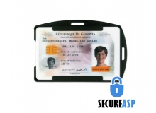 Secure ASP Rigid Plastic Single-Card Holder (Pack of 100)