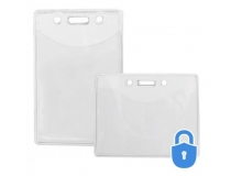Secure ASP Vinyl Badge Holders - Credit Card Size (pack of 100)