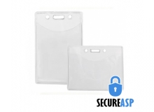 Secure ASP Vinyl Badge Holders - Government Size (pack of 100)