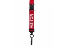 CKB Breakaway Visitor Lanyards with Plastic Hook