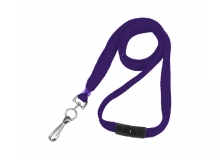 BLOWOUT! - Secure ASP 3/8in Flat Breakaway Lanyard with Swivel Hook (Pack of 50) - Violet