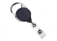 Secure ASP No-Twist Carabiner ID Badge Reel (Pack of 50)