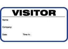 Visitor Pass Registry Book Stock Non-Expiring Badges - 703 Company