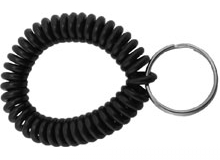 Brady Black Plastic Wrist Coil (Pack of 100)