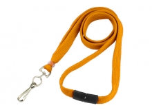 Secure ASP 3/8in Flat Breakaway Lanyard with Swivel Hook (Pack of 50) - Orange