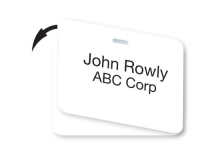 TEMPbadge 04301 - Double-Sided Clip-on Non-Expiring Badges, 3