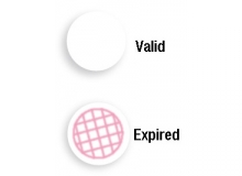 TEMPbadge 06149  - Expiring TIMEspot Frontpart Indicators (qty. 1000)