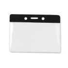 Horizontal Badge Holder with Colour Bar, Data/Credit Card Size (pack of 100) Image 2