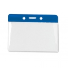 Horizontal Badge Holder with Colour Bar, Data/Credit Card Size (pack of 100) Image 3