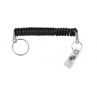 Expandable Nylon Cord - Split Ring and Vinyl Strap Clip (Pack of 100) Image 2