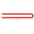 1/2in Flat Breakaway Mask Lanyard with 2 Lobster Claws (pack of 50) Image 6