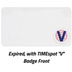 TIMEspot Expiring Visitor Badge BACK (Box of 1000) Image 2