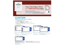 Custom Tab-Expiring Visitor Book - 809C, 810D, 813C, 814D, 820C