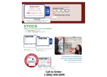 Stock Tab-Expiring Visitor Book with Sign Out - 815C, 816D, 811TEM, 811SUB