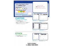 Custom & Stock Large Non-Expiring Visitor Book - 735AC, 752AD, 739AC, 791AD, 705AC, 717D