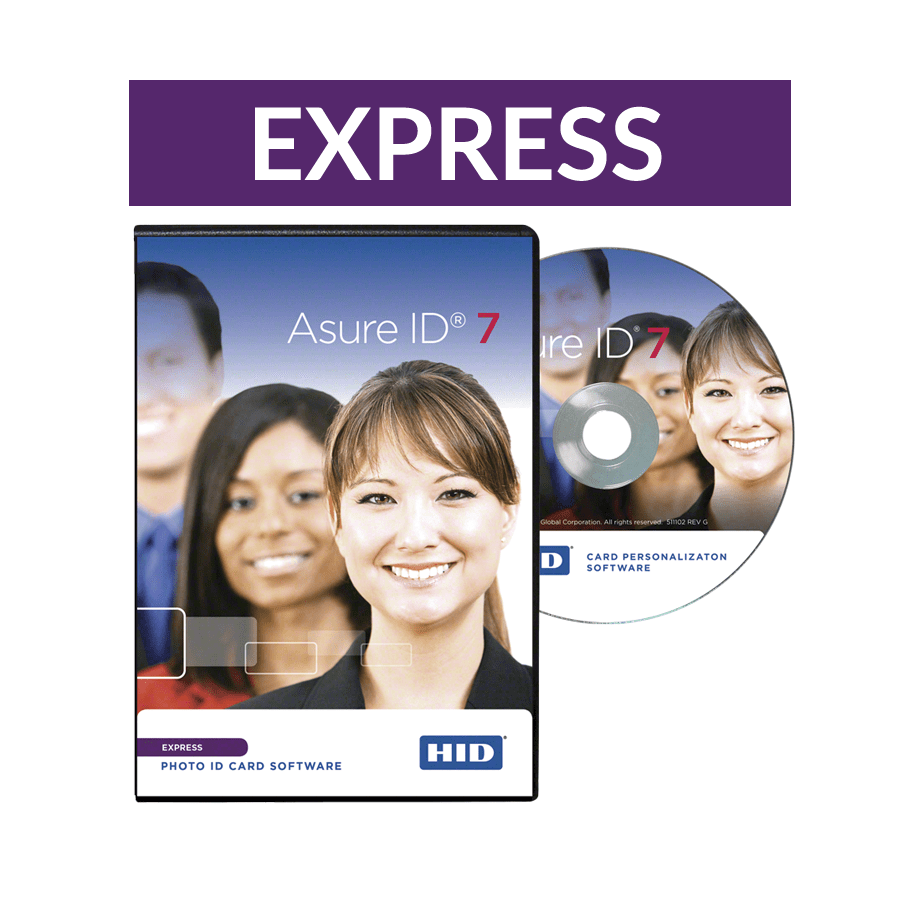 FGO086412 Asure ID Express 7 Card Design Software Single User License Avon Security Products