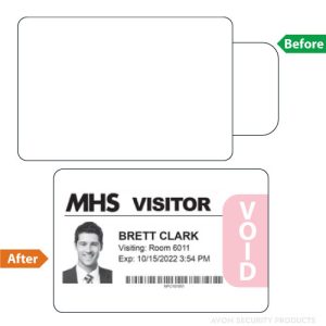 3" TAB-Expiring Inkjet Badges for Epson and Primera printers(Qty. 1000)